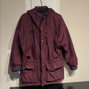 Columbia Men's Burgundy Raincoat